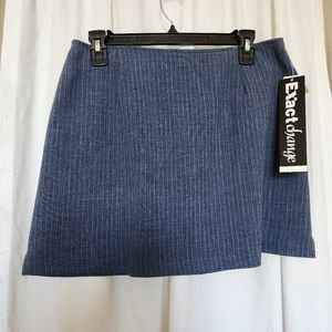 Blue Pinstripe Mini skirt – Junior Size 13